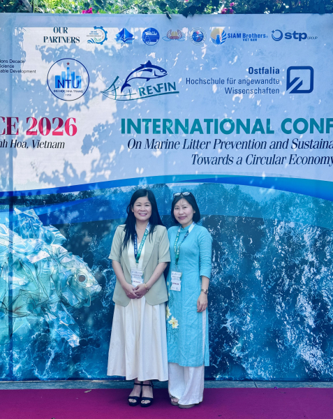 Giảng viên và sinh viên Khoa KTHH & MT tham gia Hội thảo quốc tế MARLISPACE 2026