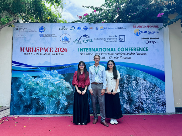 Giảng viên và sinh viên Khoa KTHH & MT tham gia Hội thảo quốc tế MARLISPACE 2026