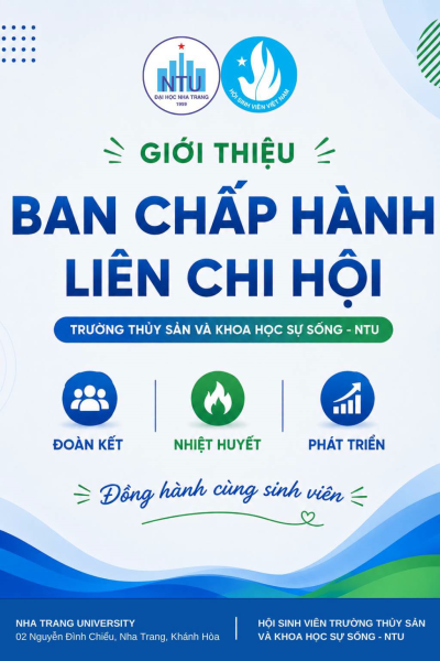 3 sinh viên của Khoa trở thành thành viên Ban chấp hành Liên chi hội Trường chuyên ngành